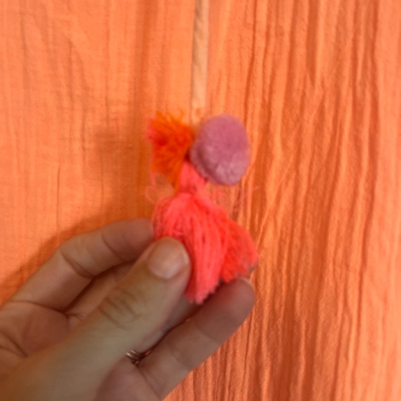 Vineyard vines sleeveless cotton orange sun washed dress size small - Picture 3 of 7